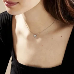 Histoire d'Or Collier Argent Blanc Careen