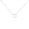 Hot Histoire d'Or Collier Argent Blanc Cari
