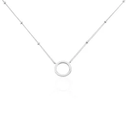 Hot Histoire d'Or Collier Argent Blanc Cari