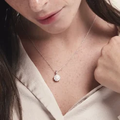 Online Histoire d'Or Collier Argent Blanc Cheri Perle De Culture Oxydes De Zirconium