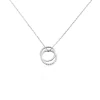 Histoire d'Or Collier Argent Blanc Circus Oxyde De Zirconium Maille