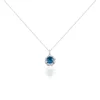 New Histoire d'Or Collier Argent Blanc Clover Verre Oxydes De Zirconium