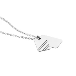 Outlet Histoire d'Or Collier Argent Blanc Djimy