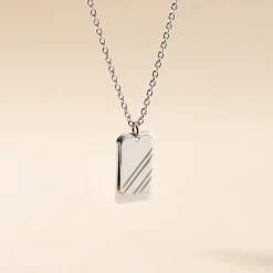 Outlet Histoire d'Or Collier Argent Blanc Djimy