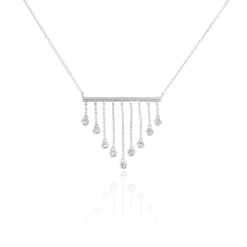 Histoire d'Or Collier Argent Blanc Edvard Oxydes De Zirconium* Colliers|Colliers