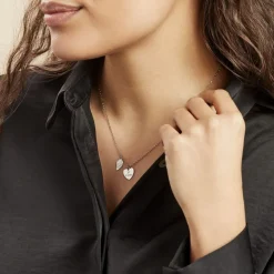 Histoire d'Or Collier Argent Blanc Laios* Colliers|Colliers