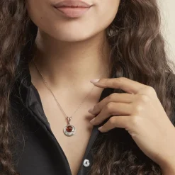 Histoire d'Or Collier Argent Blanc Mystica Ambre* Colliers|Colliers