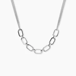 Sale Histoire d'Or Collier Argent Blanc Nos