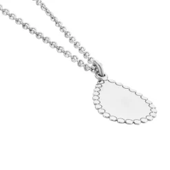 Online Histoire d'Or Collier Argent Blanc Paros