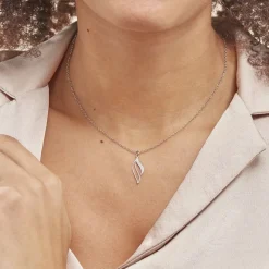 Discount Histoire d'Or Collier Argent Blanc Prudent