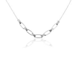 Outlet Histoire d'Or Collier Argent Blanc Stan