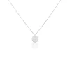 Hot Histoire d'Or Collier Argent Blanc Tana Nacre