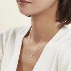 Histoire d'Or Collier Argent Blanc Turin Oxydes De Zirconium* Colliers|Colliers