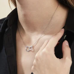 Histoire d'Or Collier Argent Blanc Ula* Colliers|Colliers