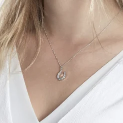 Histoire d'Or Collier Argent Centaures Oxyde