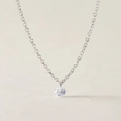 New Histoire d'Or Collier Argent Constantin argent blanc oxyde