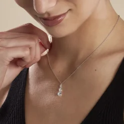 Online Histoire d'Or Collier Argent Constantin argent blanc oxyde