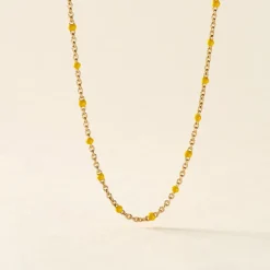 Histoire d'Or Collier Argent Dore Alize* Colliers|Colliers