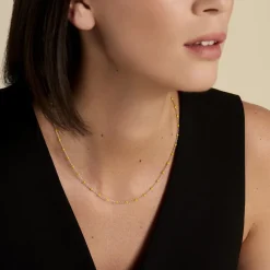 Histoire d'Or Collier Argent Dore Alize* Colliers|Colliers