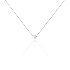 Histoire d'Or Collier Argent Duredle Oxydes De Zirconium* Colliers|Colliers Fantaisie