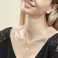 Histoire d'Or Collier Argent Eugenien Oxydes De Zirconium* Colliers|Colliers