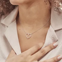 Histoire d'Or Collier Argent Gaucher Oxydes De Zirconium* Colliers|Colliers