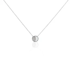 Histoire d'Or Collier Argent Haile Oxydes De Zirconium