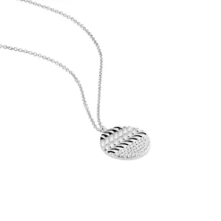 Online Histoire d'Or Collier Argent Henrick Oxydes De Zirconium