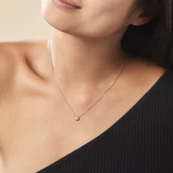 Histoire d'Or Collier Argent Laureano Oxydes De Zirconium