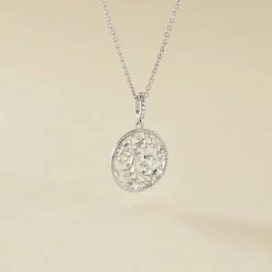 Histoire d'Or Collier Argent Plantain Oxydes De Zirconium* Colliers|Colliers