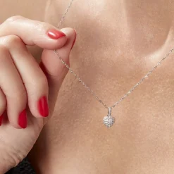 Histoire d'Or Collier Argent Sido Oxydes De Zirconium* Colliers|Colliers