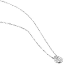 Histoire d'Or Collier Argent Tricoria Oxydes De Zirconium* Colliers|Colliers