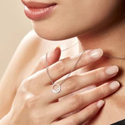 Histoire d'Or Collier Argent Vivence Oxydes De Zirconium