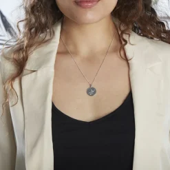 Online Histoire d'Or Collier Astr Argent Oxydes De Zirconium