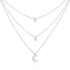 Histoire d'Or Collier Astre Argent Blanc Oxyde De Zirconium