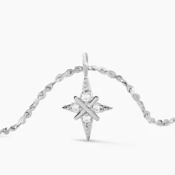 Histoire d'Or Collier Astre Precieux Argent Blanc Oxyde De Zirconium* Colliers|Colliers Fantaisie