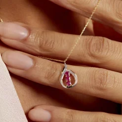 Histoire d'Or Collier Aurora Or Jaune Rubis Et Diamant* Colliers|Colliers