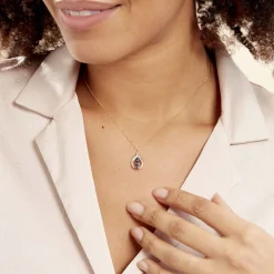 Hot Histoire d'Or Collier Aurora Or Jaune Saphir Et Diamant