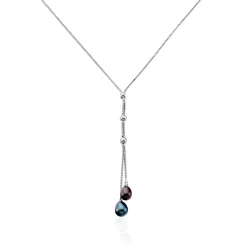 Histoire d'Or Collier Axell Argent Blanc Perle De Culture* Colliers|Colliers