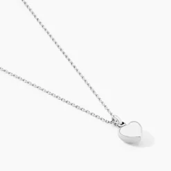 New Histoire d'Or Collier Barbara Argent Blanc