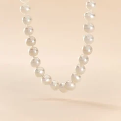 New Histoire d'Or Collier Baroque Or Jaune Perle De Culture