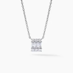 New Histoire d'Or Collier Baroque Party Argent Blanc Oxyde De Zirconium