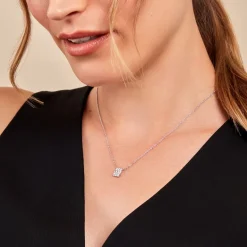 New Histoire d'Or Collier Baroque Party Argent Blanc Oxyde De Zirconium