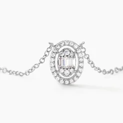 Histoire d'Or Collier Baroque Party Argent Blanc Oxyde De Zirconium* Colliers|Colliers