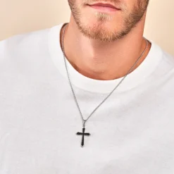 Online Histoire d'Or Collier Bellagio Acier Bicolore