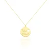 Histoire d'Or Collier Benedicte Message Or Jaune* Colliers|Colliers