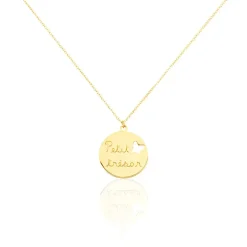 Histoire d'Or Collier Benedicte Message Or Jaune* Colliers|Colliers