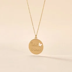 Histoire d'Or Collier Benedicte Message Or Jaune* Colliers|Colliers