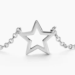 New Histoire d'Or Collier Bess Argent Blanc