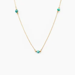 Histoire d'Or Collier Billy Or Jaune Turquoise or jaune turquoise turquoise